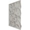 Ekena Millwork 19 5/8in. W x 19 5/8in. H Leto EnduraWall Decorative 3D Wall Panel Covers 2.67 Sq. Ft. WP20X20LTCDB - alternate 5